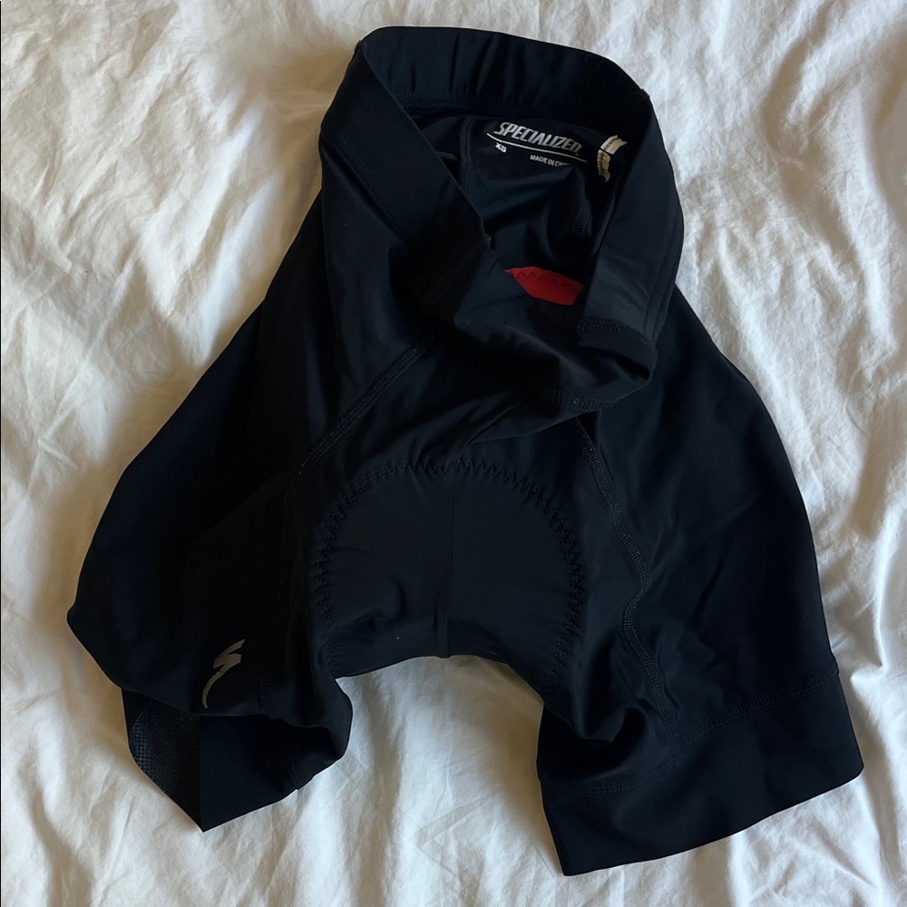 Specialized Black Bib Cycling Shorts with Subtle Logo